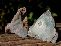Natural Drusy Coated Chrysocolla with Malachite x 12 From Lupoto Mine, Congo