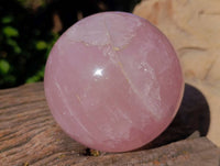 Polished Star Rose Quartz Sphere x 1 Madagascar