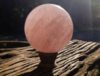 Polished Star Rose Quartz Sphere x 1 Madagascar