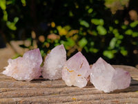Natural Amethyst Spirit Quartz Specimens x 35 From Boekenhouthoek, South Africa