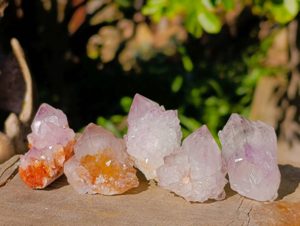 Natural Amethyst Spirit Quartz Specimens x 35 From Boekenhouthoek, South Africa - Toprock Gemstones and Minerals 