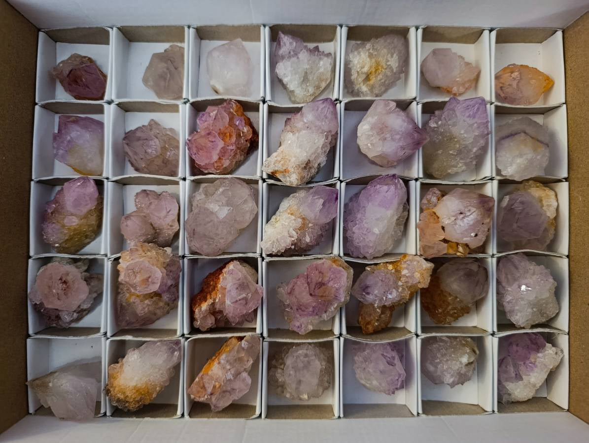 Natural Amethyst Spirit Quartz Specimens x 35 From Boekenhouthoek, South Africa - Toprock Gemstones and Minerals 