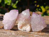 Natural Amethyst Spirit Quartz Specimens x 35 From Boekenhouthoek, South Africa