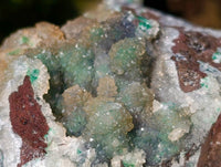 Natural Ball Malachite On Dolomite Matrix Specimen x 1 From Kambove, Congo