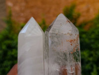 Polished Clear Quartz Crystals x 2 From Madagascar - Toprock Gemstones and Minerals 