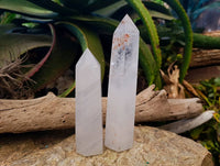 Polished Clear Quartz Crystals x 2 From Madagascar - Toprock Gemstones and Minerals 