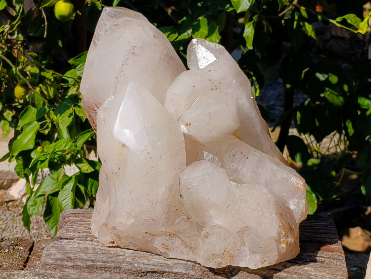 Polished Quartz Cluster x 1 From Angola - Toprock Gemstones and Minerals 