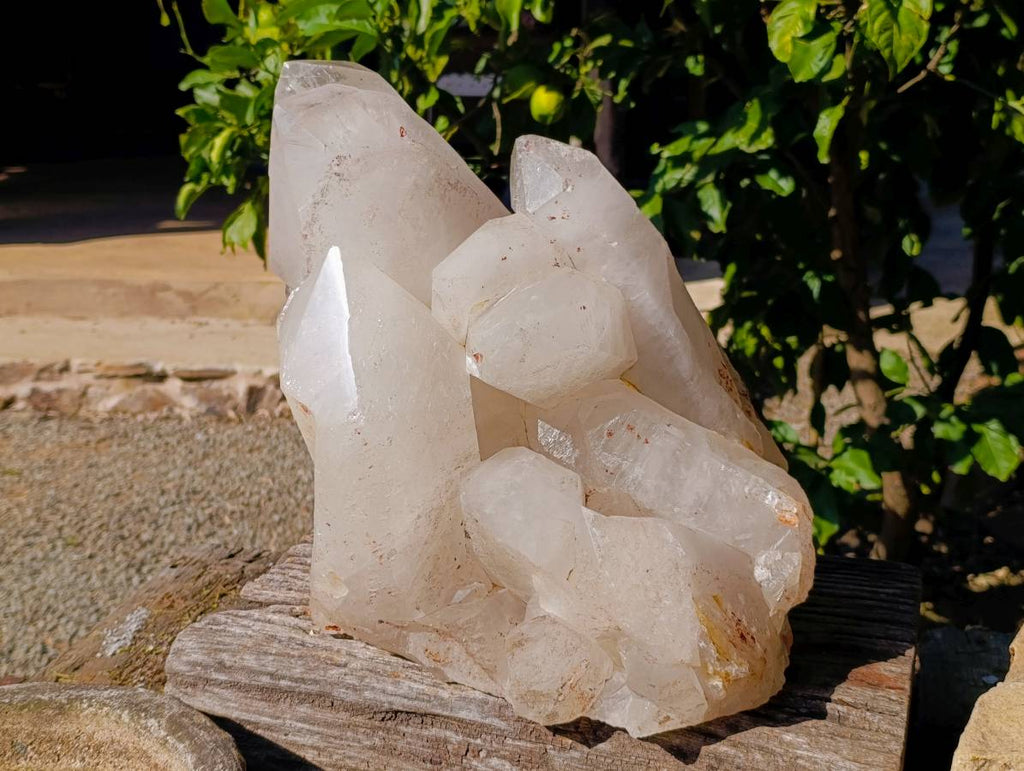 Polished Quartz Cluster x 1 From Angola - Toprock Gemstones and Minerals 