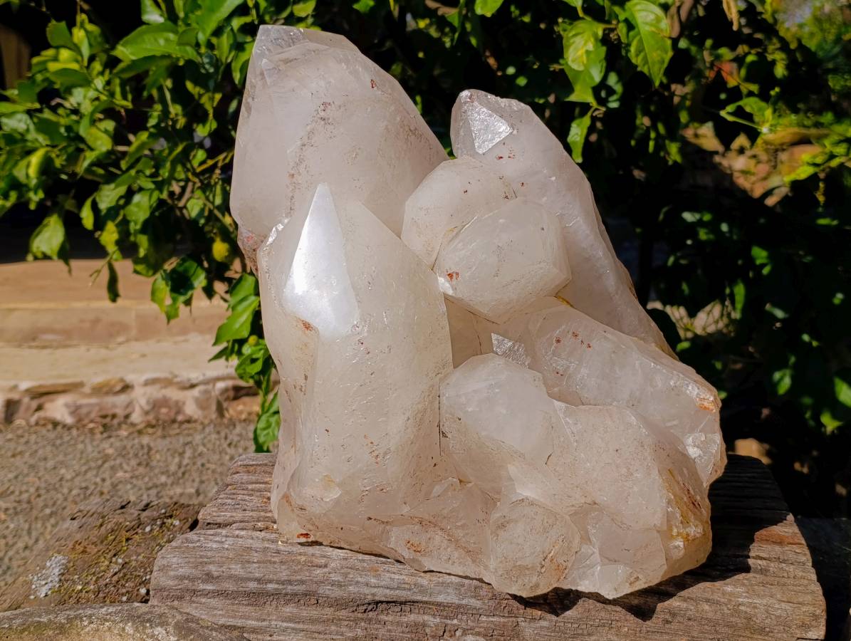 Polished Quartz Cluster x 1 From Angola - Toprock Gemstones and Minerals 