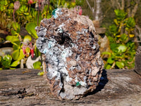 Natural Drusy Coated Chrysocolla with Malachite Specimen x 1 From Congo
