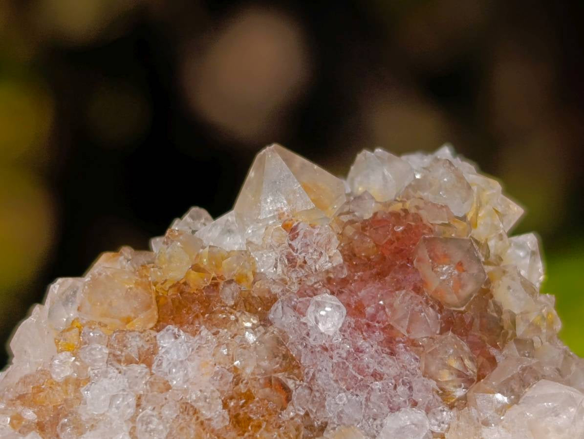 Natural Limonite Coated Fairy Spirit Quartz Clusters x 12 From Boekenhouthoek, South Africa - Toprock Gemstones and Minerals 