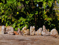 Natural Limonite Coated Fairy Spirit Quartz Clusters x 12 From Boekenhouthoek, South Africa