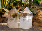 Polished Clear Quartz Crystals x 3 From Madagascar - Toprock Gemstones and Minerals 