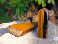 Polished On One Side Tiger's Eye x 24 From Prieska, South Africa