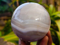 Polished Sashe River Agate Spheres x 3 From Zimbabwe