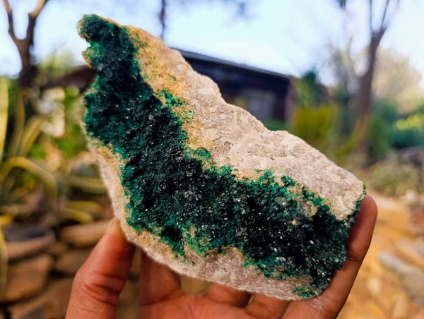 Natural Crystalline Malachite Specimens x 2 From Tenke Fungurume, Congo