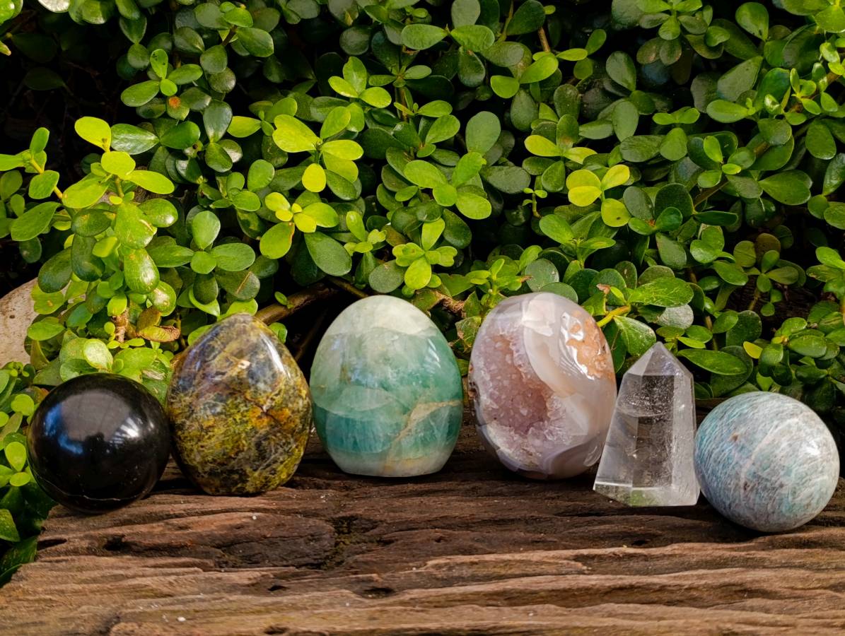 Polished Mixed Assortment of Retail items x 6 From Southern Africa - Toprock Gemstones and Minerals 