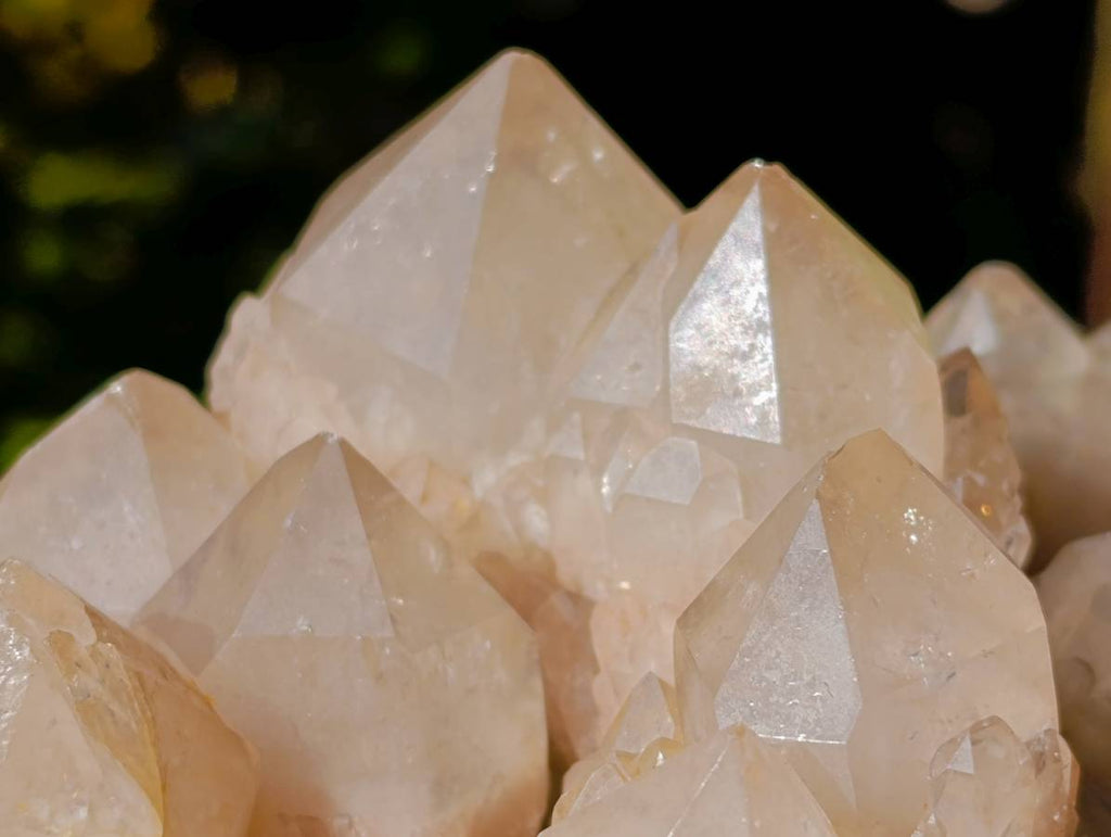 Natural Phantom Smokey Quartz Clusters x 2 From Luena, Congo - Toprock Gemstones and Minerals 