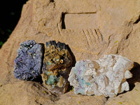 Natural Mixed Selection Of Minerals x 12 From Namibia