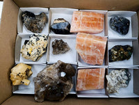Natural Mixed Selection Of Minerals x 12 From Namibia