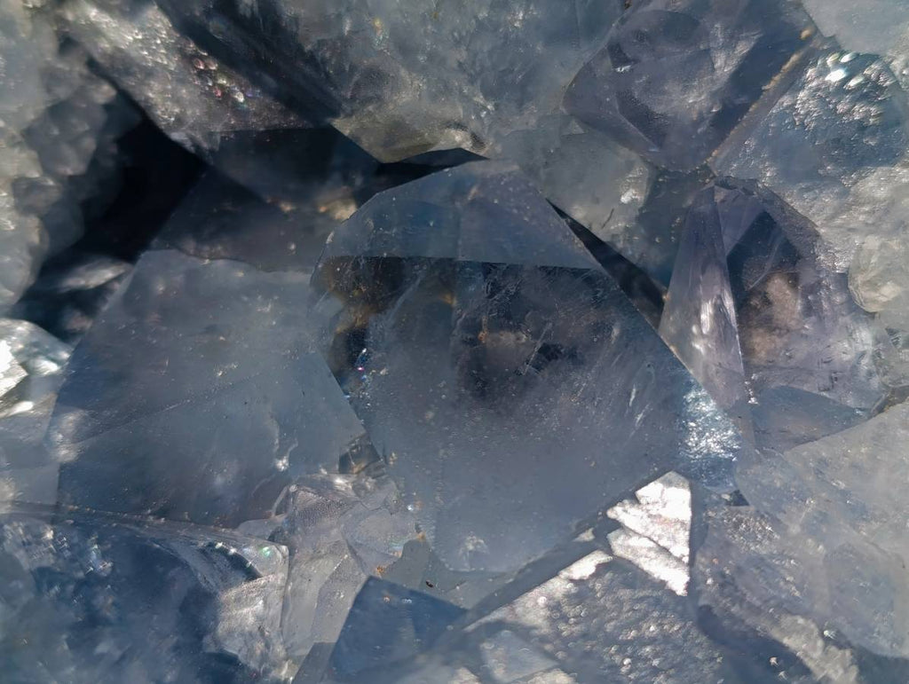 Natural Celestite Geode Specimen x 1 From Sakoany, Madagascar - Toprock Gemstones and Minerals 