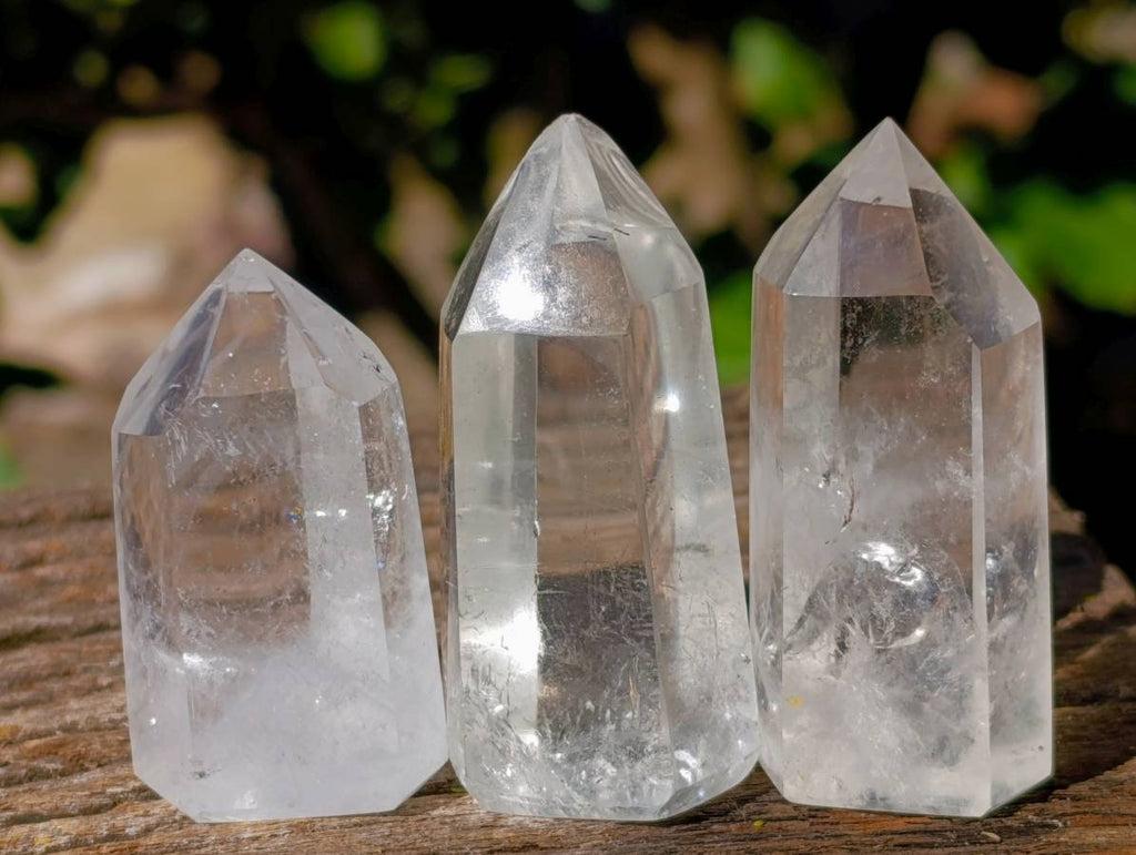 Polished Clear Quartz Crystals x 24 From Madagascar - Toprock Gemstones and Minerals 