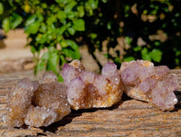 Natural Amethyst Spirit Quartz Clusters x 12 From Boekenhouthoek, South Africa