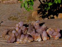 Natural Amethyst Spirit Quartz Clusters x 12 From Boekenhouthoek, South Africa