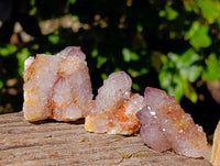 Natural Amethyst Spirit Quartz Clusters x 12 From Boekenhouthoek, South Africa