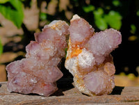 Natural Amethyst Spirit Quartz Clusters x 12 From Boekenhouthoek, South Africa