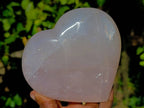 Polished Rose Quartz Gemstone Hearts x 2 Madagascar - Toprock Gemstones and Minerals 