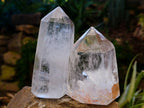 Polished Clear Quartz Crystals x 3 From Madagascar - Toprock Gemstones and Minerals 