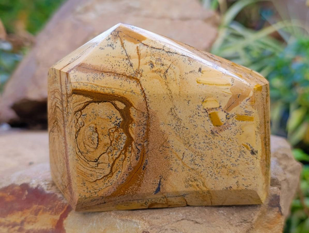 Polished Picture Stone Jasper Points x 3 From Ais-Ais, Namibia - Toprock Gemstones and Minerals 