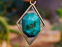 Hand Made Specially Selected Mixed Crystal Pendants - Set in Resin x 6 From Southern Africa - Toprock Gemstones and Minerals 