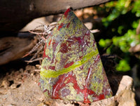 Natural Bastite Dragon Bloodstone Points x 2 From South Africa