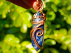 Polished Mixed Copper Wire Wrapped Pendants x 6 From Southern Africa - Toprock Gemstones and Minerals 