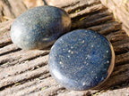 Polished Lazulite Palm Stones x 35 From Madagascar - Toprock Gemstones and Minerals 