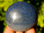 Polished Lazulite Palm Stones x 35 From Madagascar - Toprock Gemstones and Minerals 
