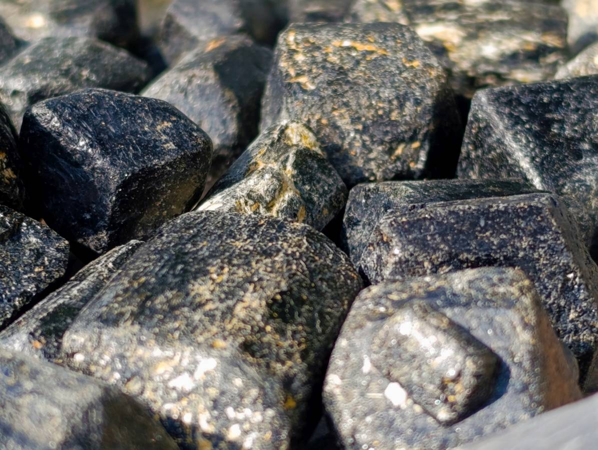 Natural Black Tourmaline Double Terminated Crystals x 38 From Zimbabwe - Toprock Gemstones and Minerals 