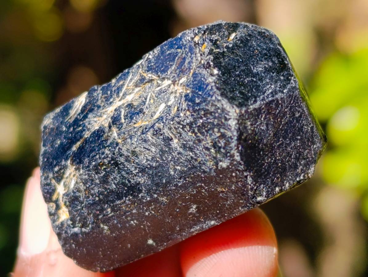 Natural Black Tourmaline Double Terminated Crystals x 38 From Zimbabwe - Toprock Gemstones and Minerals 