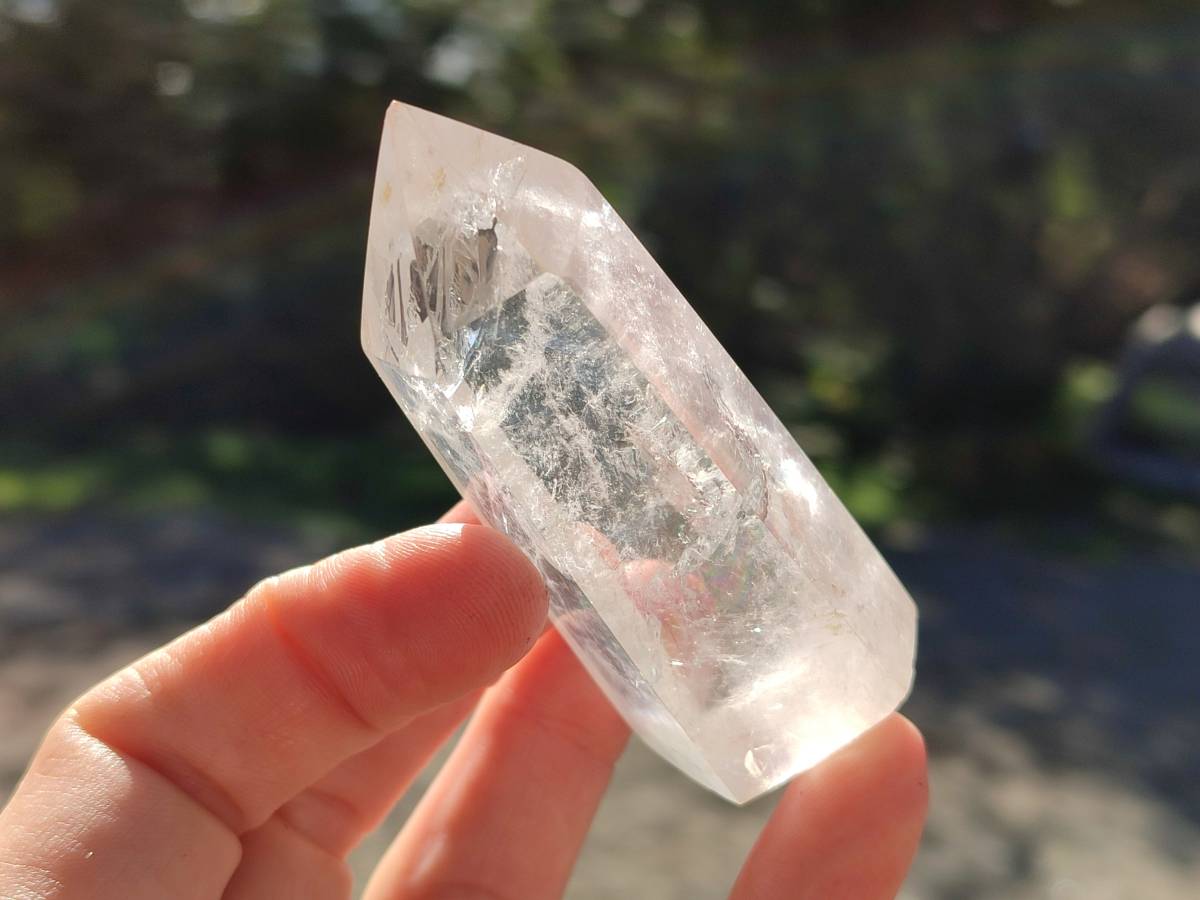 Polished Clear Quartz Crystals x 12 From Madagascar - Toprock Gemstones and Minerals 