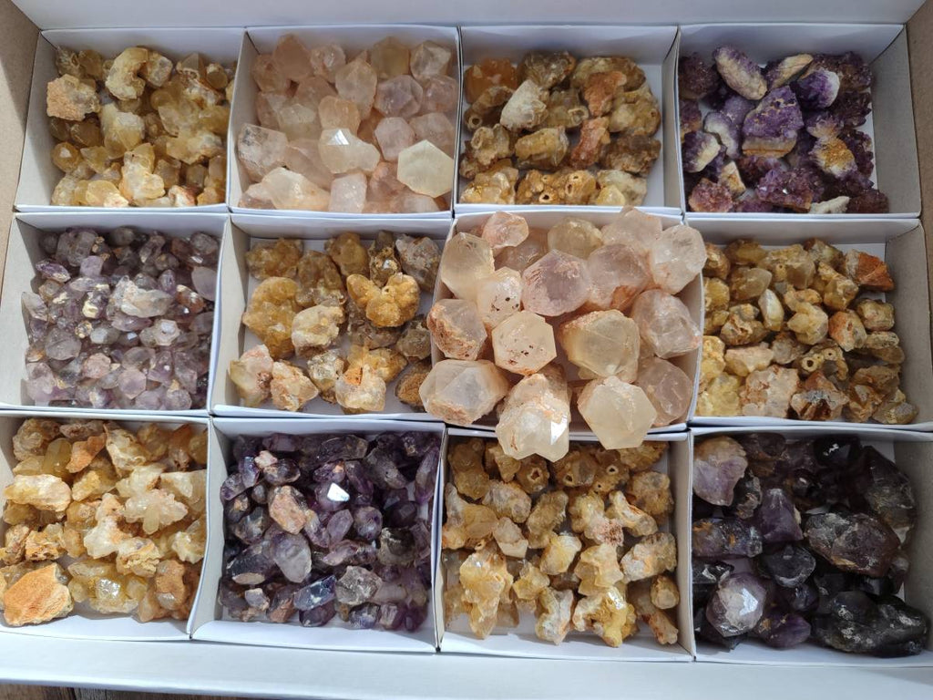 Natural Mix of Selected Crystals x 2.8 Kg Lot From Southern Africa - Toprock Gemstones and Minerals 