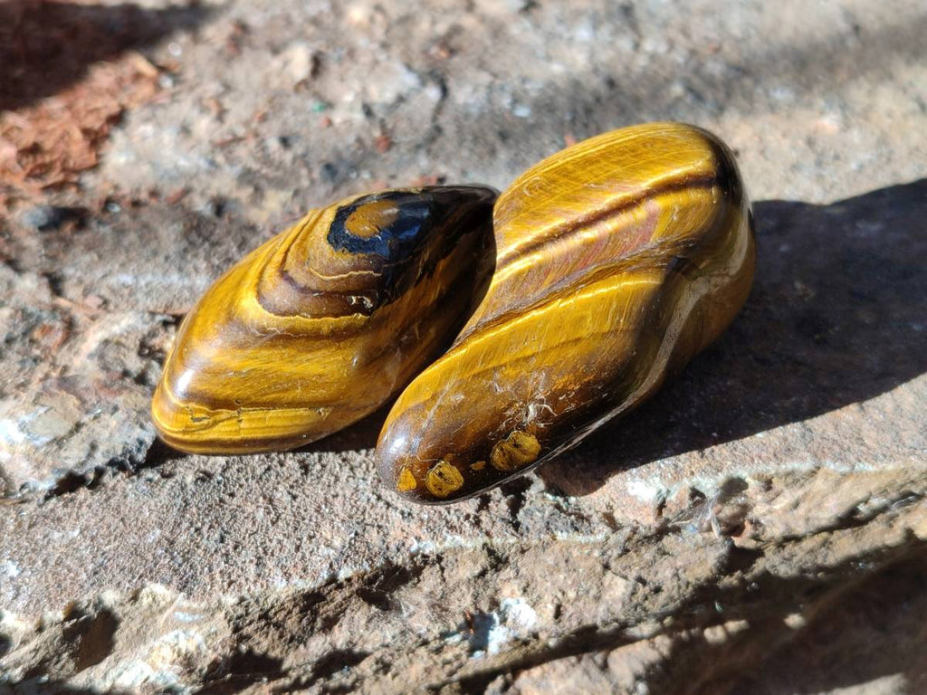 Polished Tiger's Eye Tumbled Stones x 35 From Prieska, South Africa - Toprock Gemstones and Minerals 