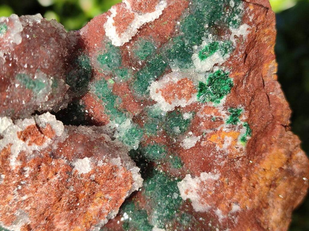 Natural Ball Malachite On Dolomite Matrix Specimens x 2 From Kambove, Congo - Toprock Gemstones and Minerals 