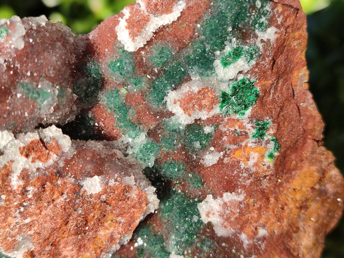 Natural Ball Malachite On Dolomite Matrix Specimens x 2 From Kambove, Congo - Toprock Gemstones and Minerals 