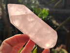 Polished Double Terminated Rose Quartz Points x 6 Madagascar - Toprock Gemstones and Minerals 