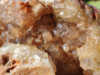 Natural Golden Limonite Quartz Specimens x 3 From Zambia