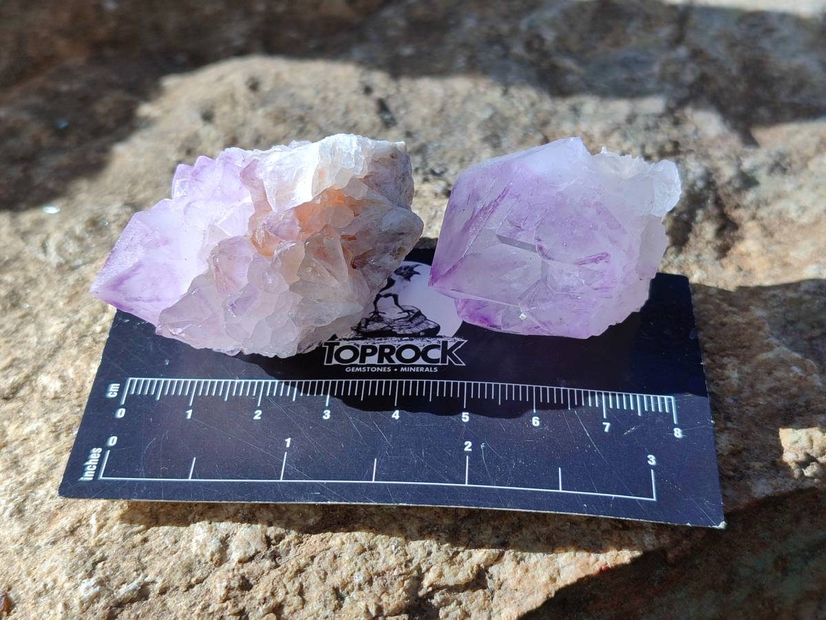 Natural Amethyst Spirit Quartz Crystals x 40 From Boekenhouthoek, South Africa - Toprock Gemstones and Minerals 