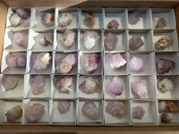 Natural Amethyst Spirit Quartz Crystals x 40 From Boekenhouthoek, South Africa