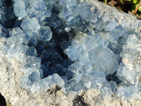 Natura Celestite Geode Specimen x 1 From Sakoany, Madagascar - Toprock Gemstones and Minerals 